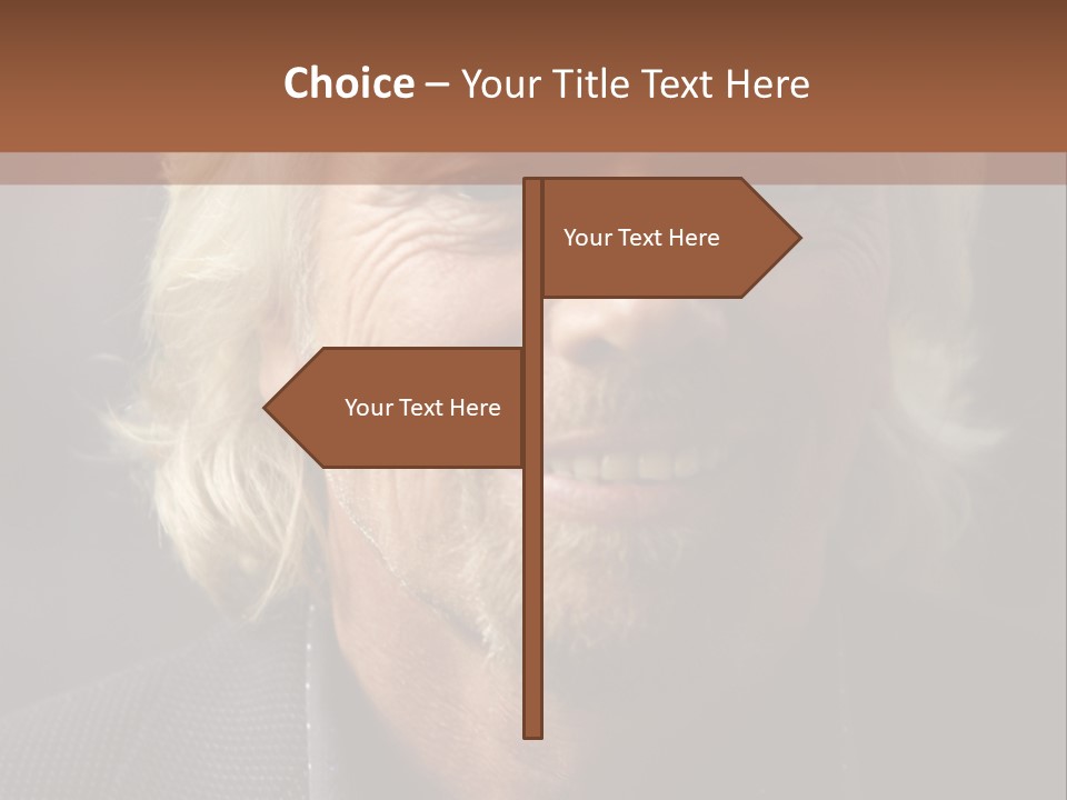 Richard Branson Stops By The Late Show With David Letterman On September 28, 2006 In New York City. ┬Й Leon / Rd / Retna Ltd. PowerPoint Template