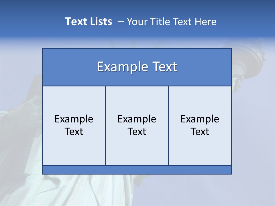 Statue Of Liberty On Liberty Island In New York City. PowerPoint Template