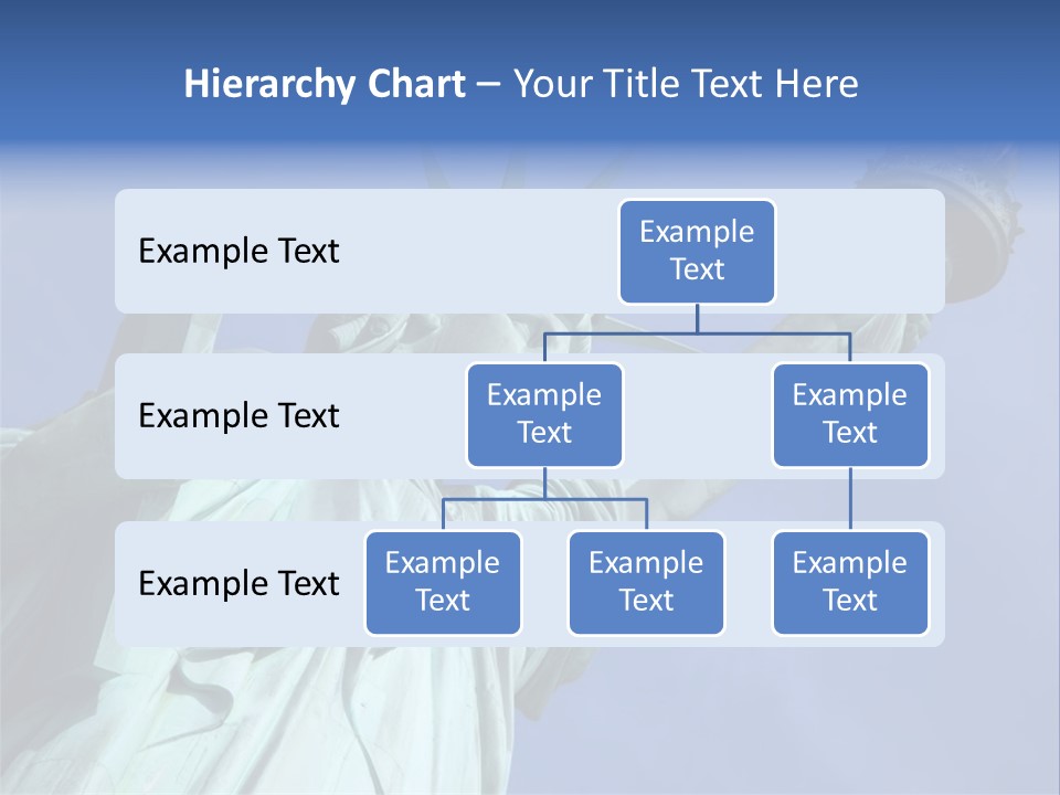Statue Of Liberty On Liberty Island In New York City. PowerPoint Template