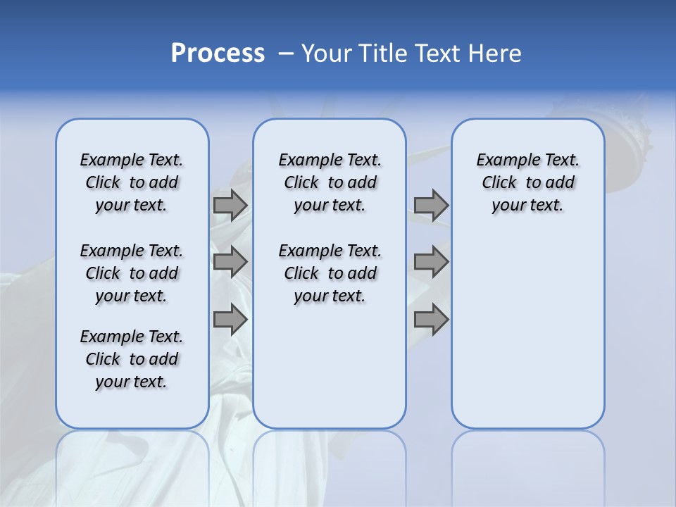 Statue Of Liberty On Liberty Island In New York City. PowerPoint Template