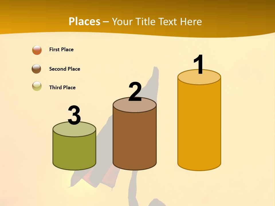 Sunset Silhouette Of Street Protester PowerPoint Template