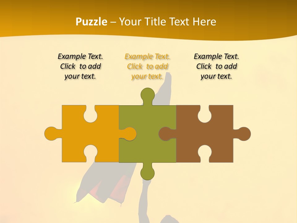 Sunset Silhouette Of Street Protester PowerPoint Template