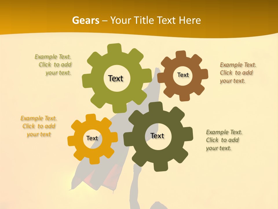 Sunset Silhouette Of Street Protester PowerPoint Template