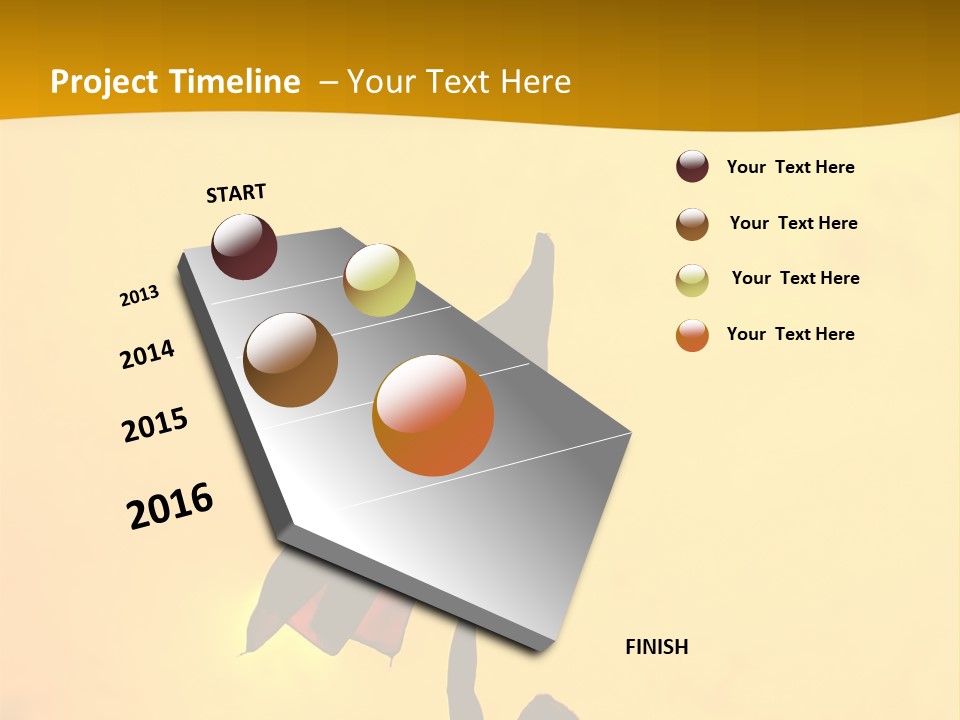 Sunset Silhouette Of Street Protester PowerPoint Template