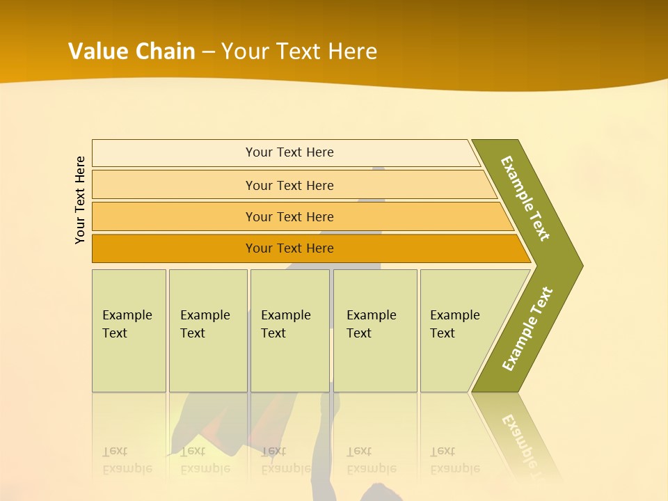 Sunset Silhouette Of Street Protester PowerPoint Template