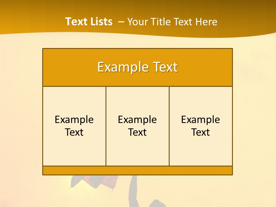 Sunset Silhouette Of Street Protester PowerPoint Template