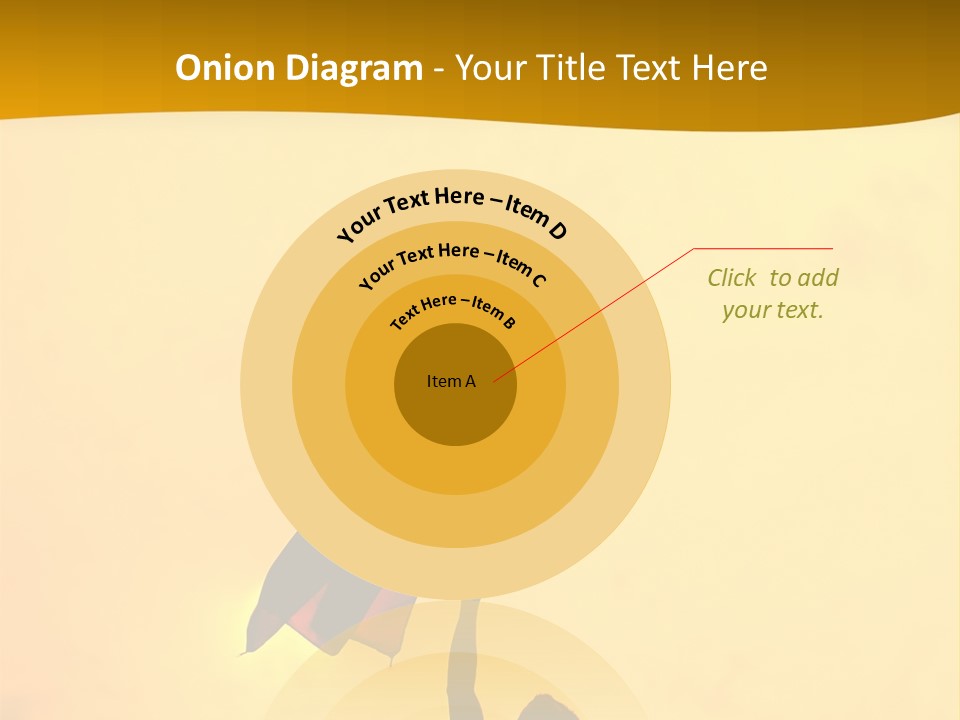 Sunset Silhouette Of Street Protester PowerPoint Template