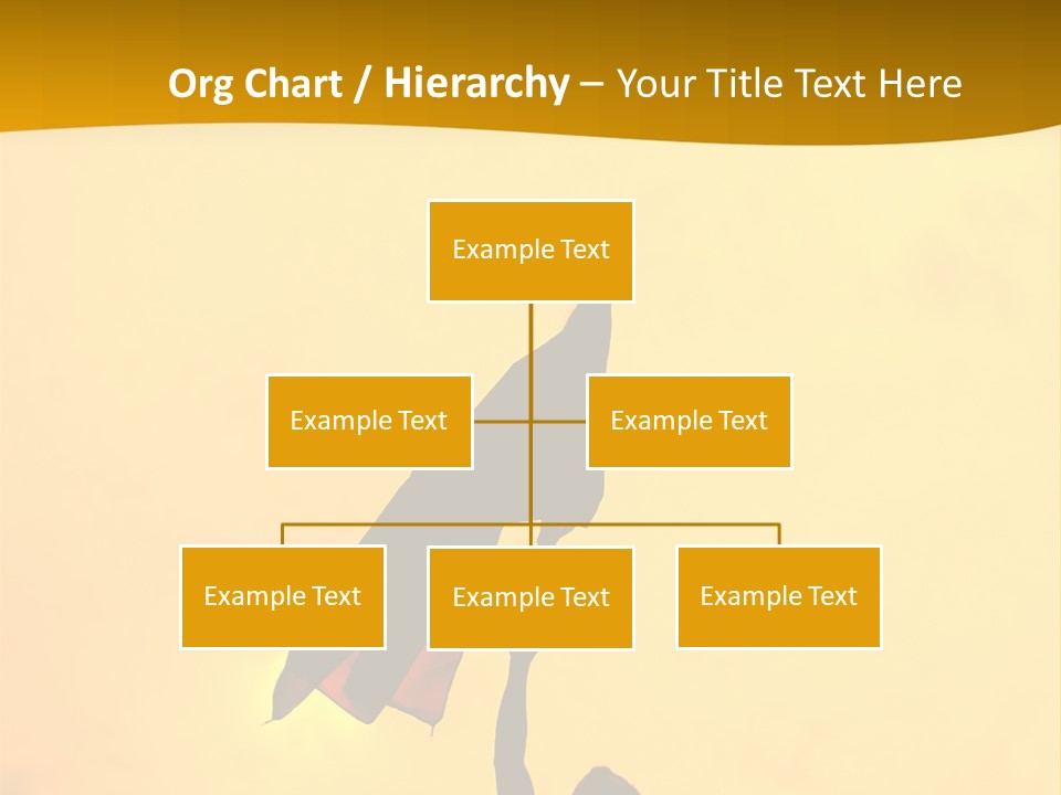 Sunset Silhouette Of Street Protester PowerPoint Template