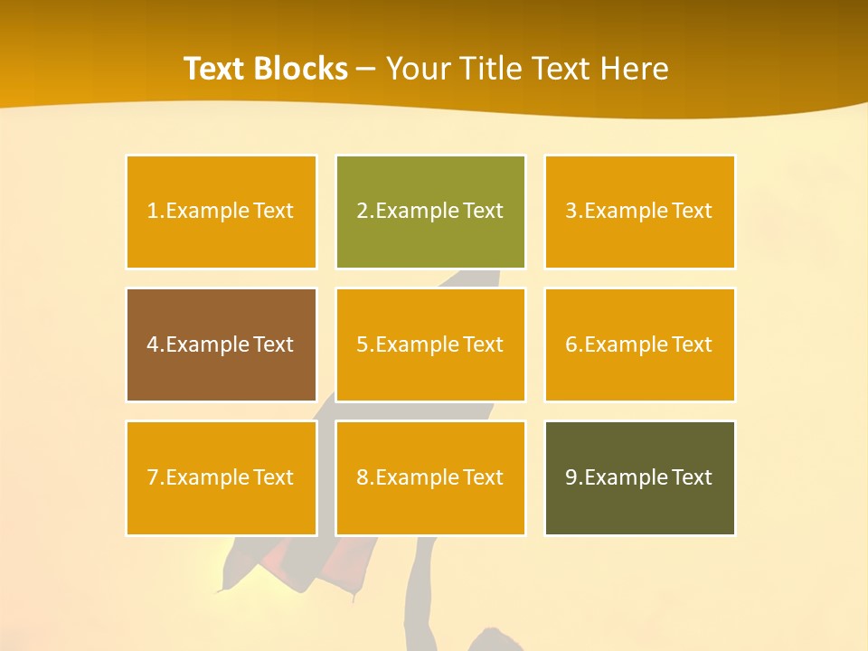 Sunset Silhouette Of Street Protester PowerPoint Template