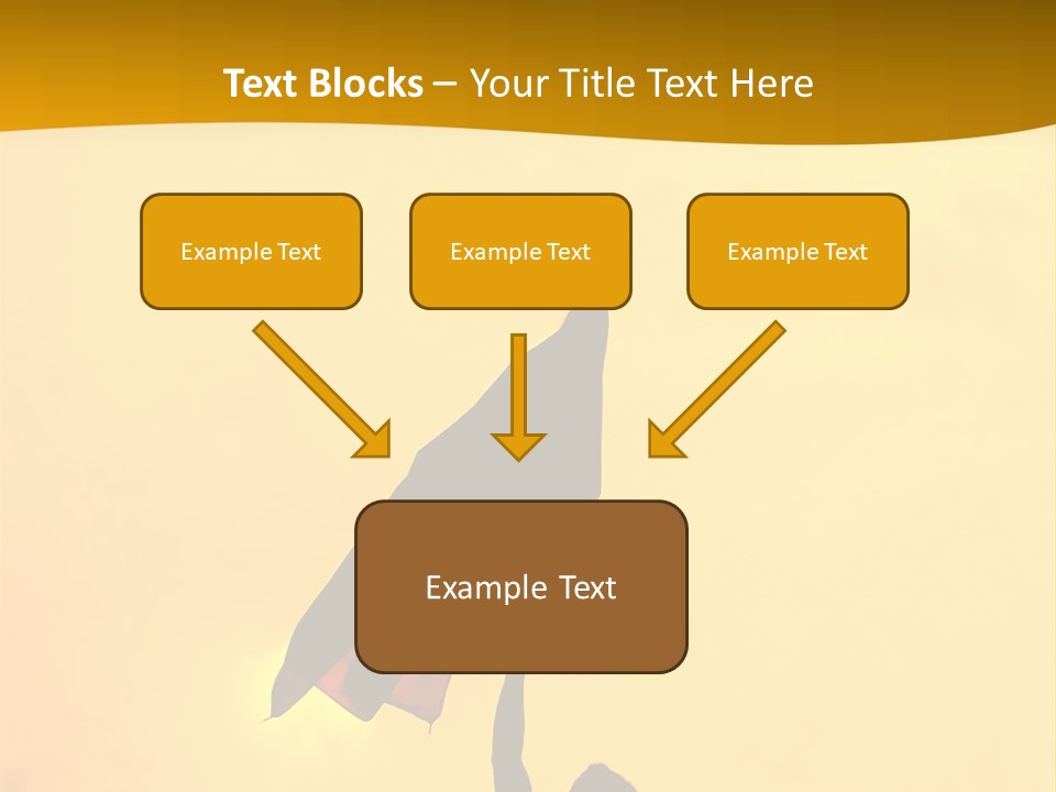 Sunset Silhouette Of Street Protester PowerPoint Template