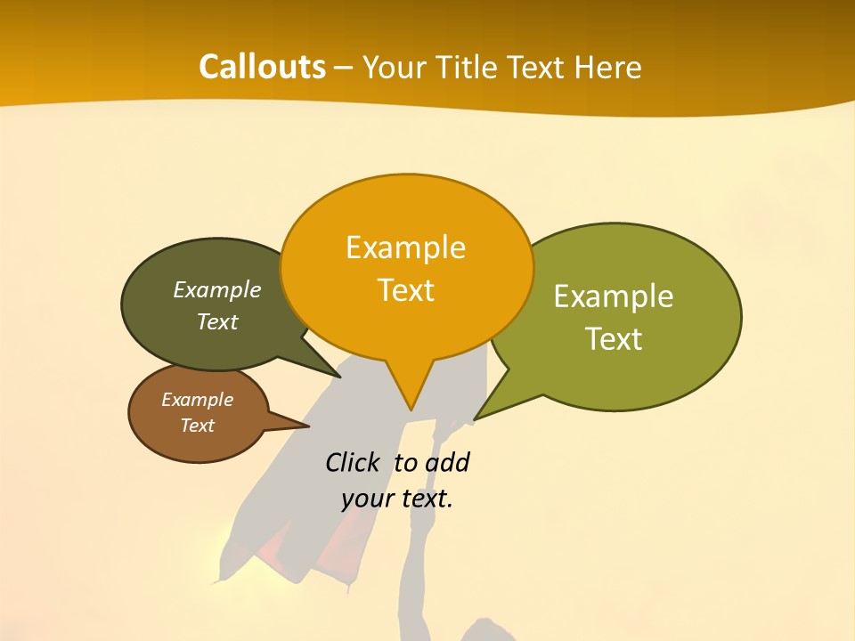 Sunset Silhouette Of Street Protester PowerPoint Template