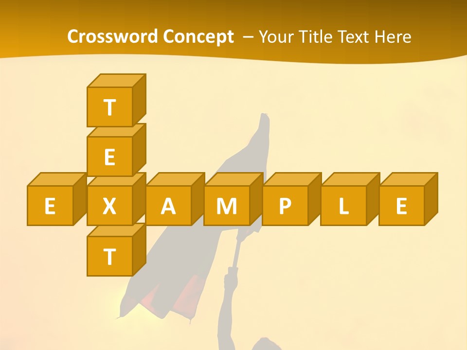 Sunset Silhouette Of Street Protester PowerPoint Template