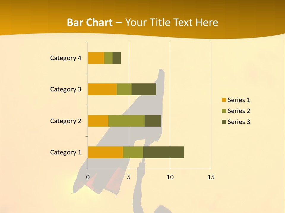 Sunset Silhouette Of Street Protester PowerPoint Template