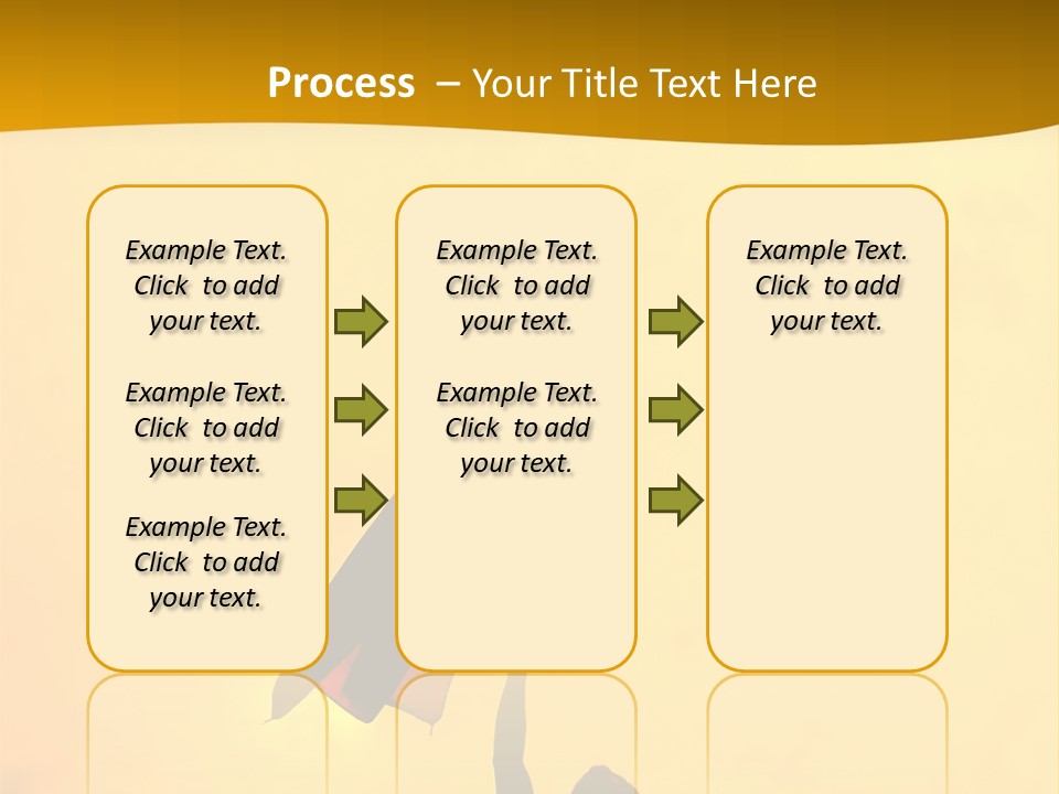 Sunset Silhouette Of Street Protester PowerPoint Template