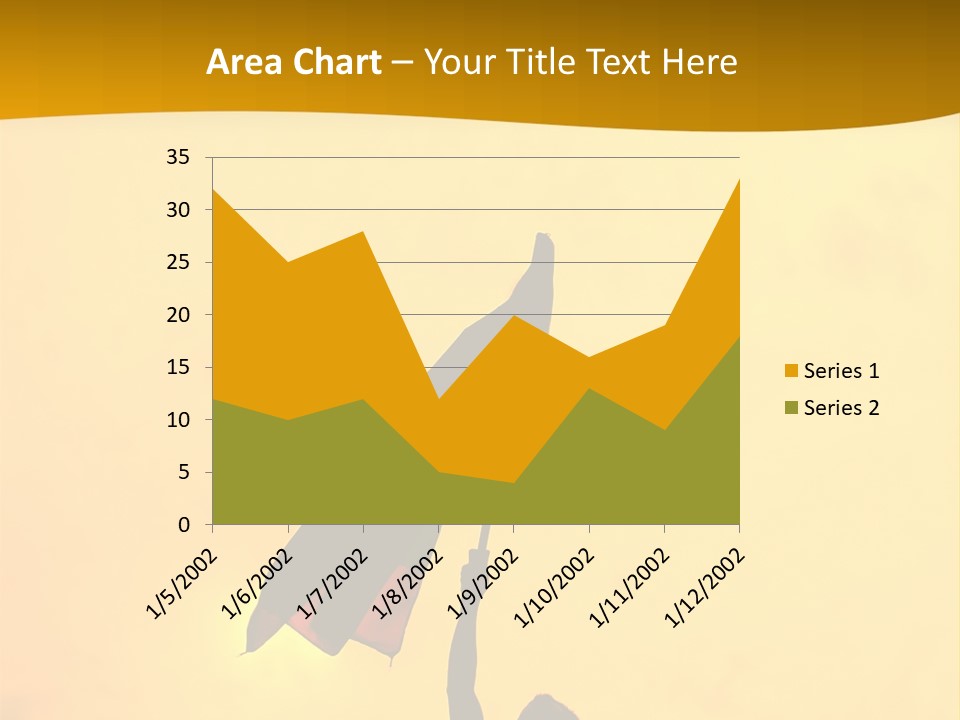 Sunset Silhouette Of Street Protester PowerPoint Template