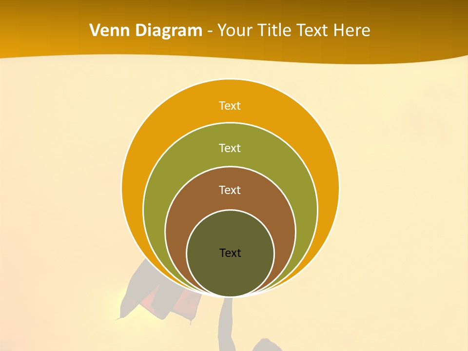 Sunset Silhouette Of Street Protester PowerPoint Template