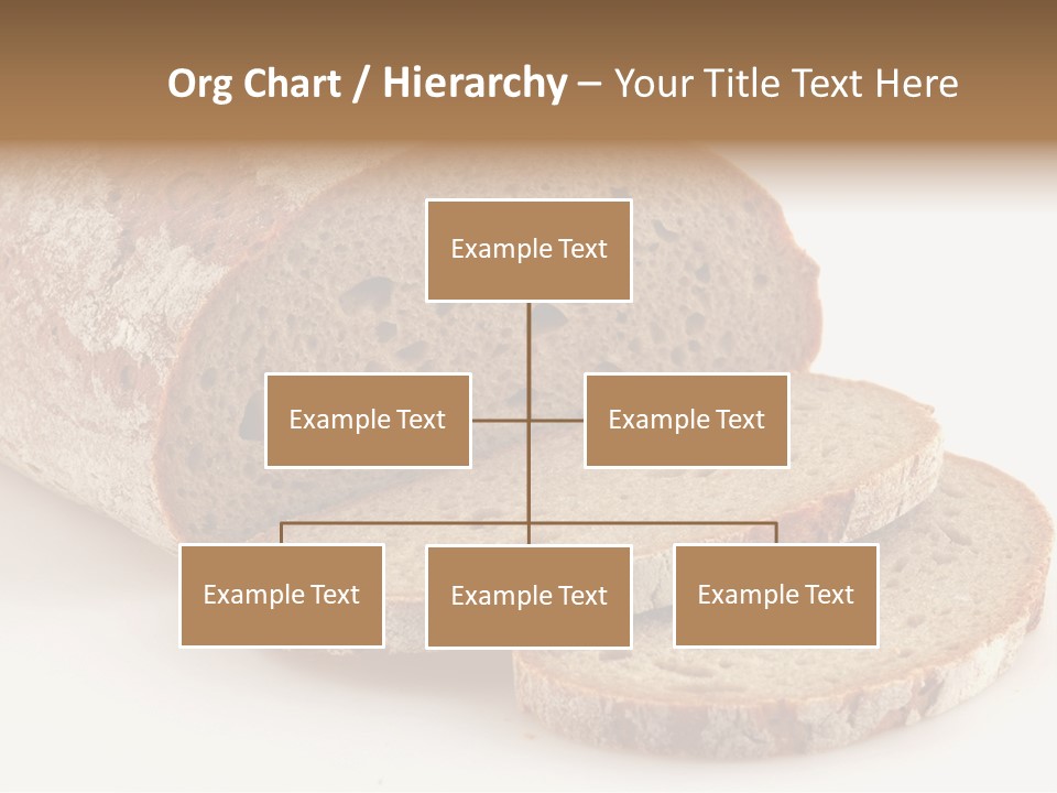 Loaf Of A German Bread In Front Of A White Background PowerPoint Template