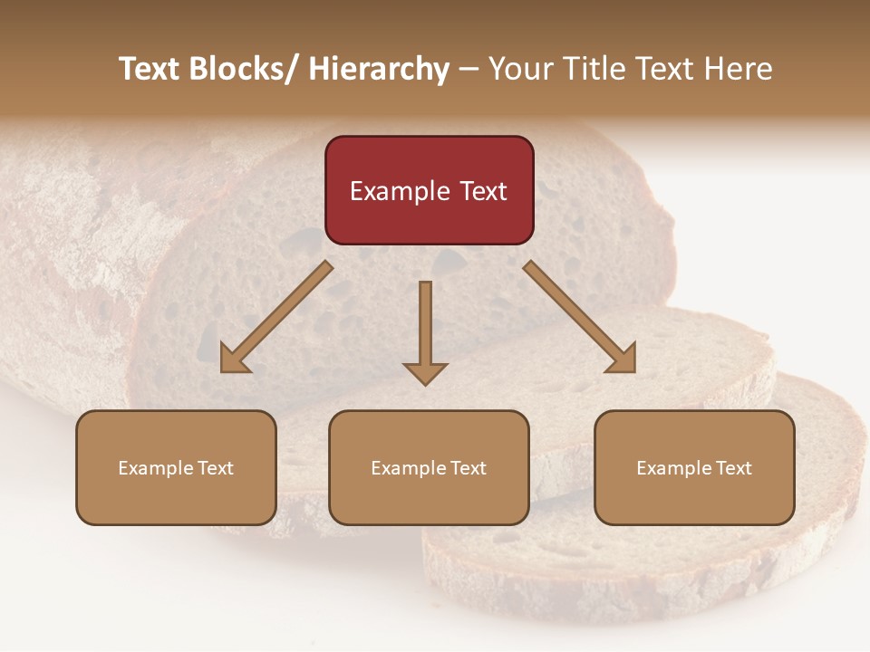 Loaf Of A German Bread In Front Of A White Background PowerPoint Template