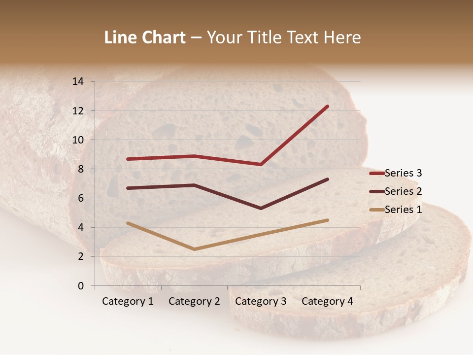 Loaf Of A German Bread In Front Of A White Background PowerPoint Template