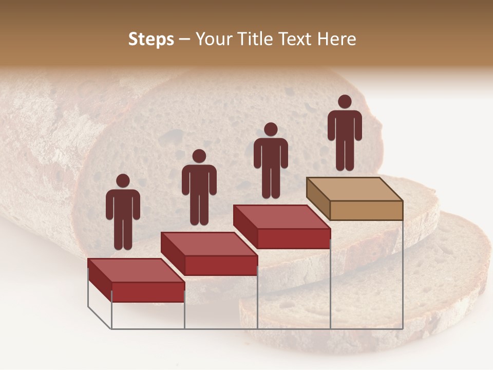 Loaf Of A German Bread In Front Of A White Background PowerPoint Template