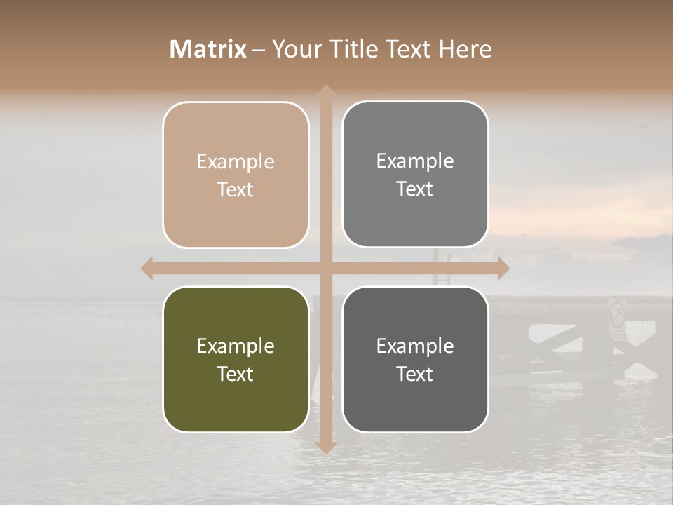 Evening Pier PowerPoint Template