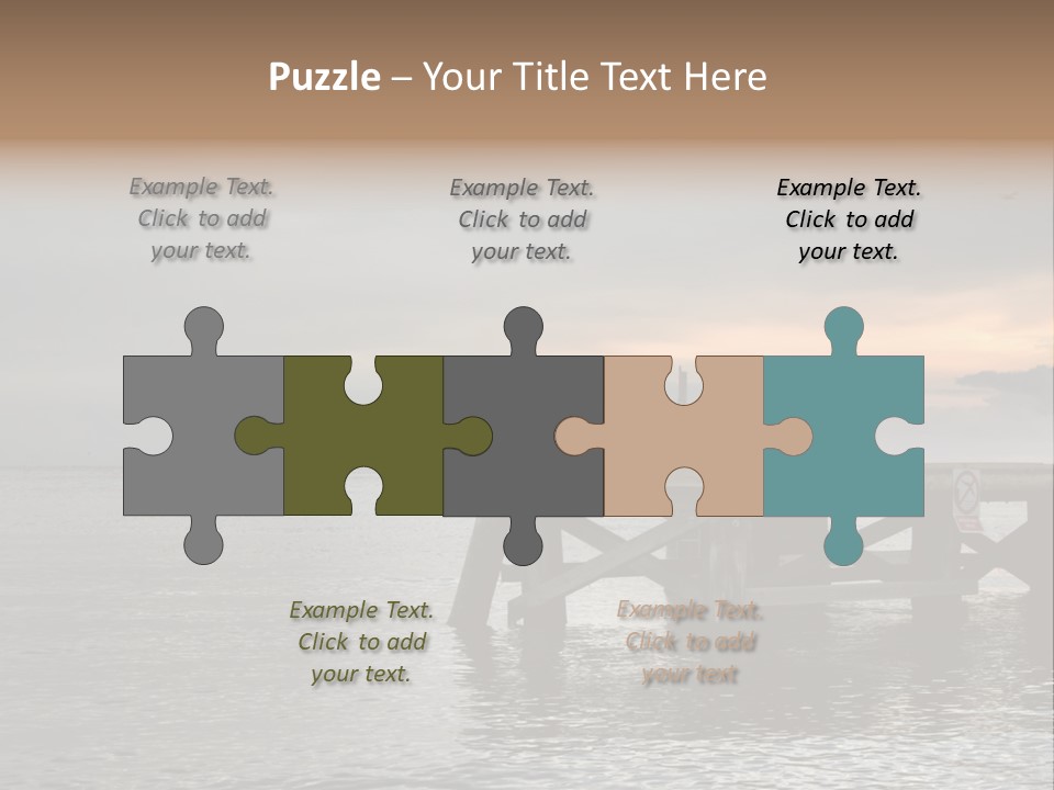 Evening Pier PowerPoint Template