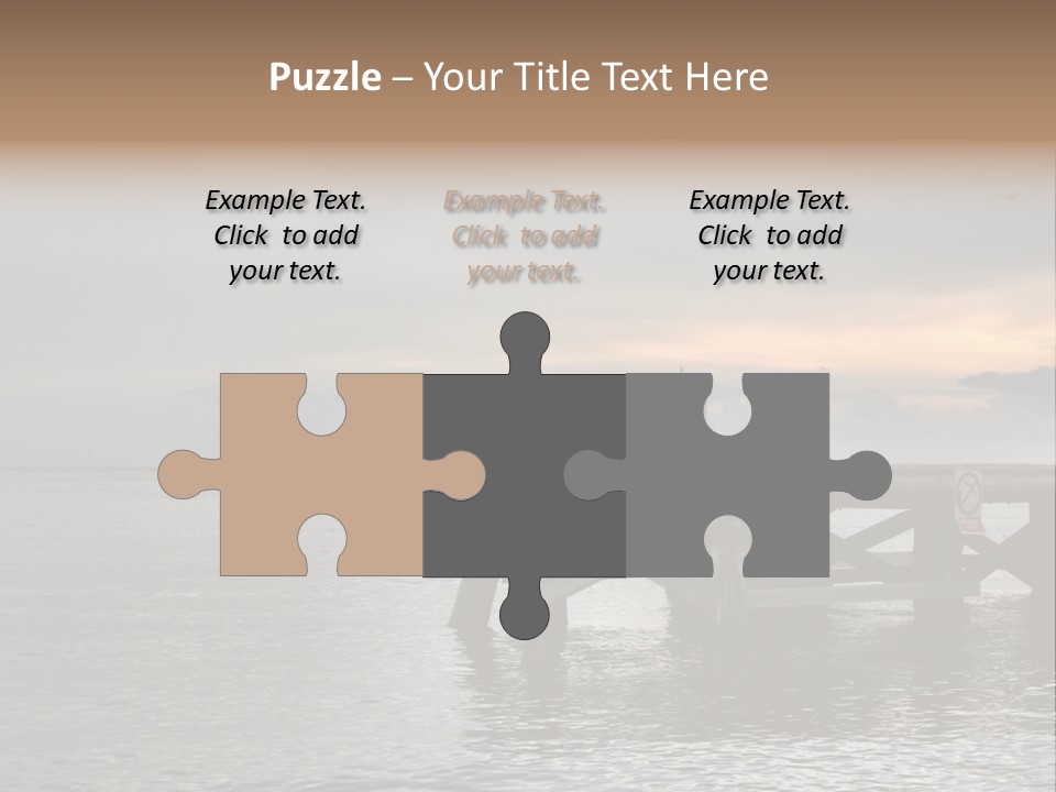 Evening Pier PowerPoint Template