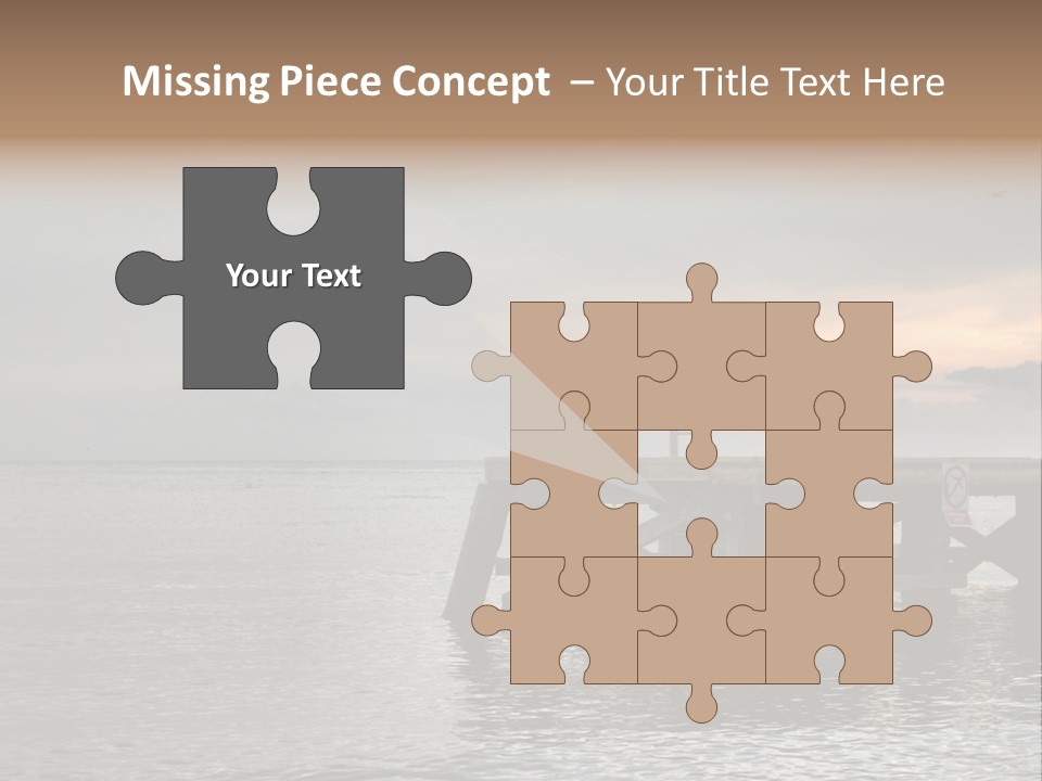 Evening Pier PowerPoint Template