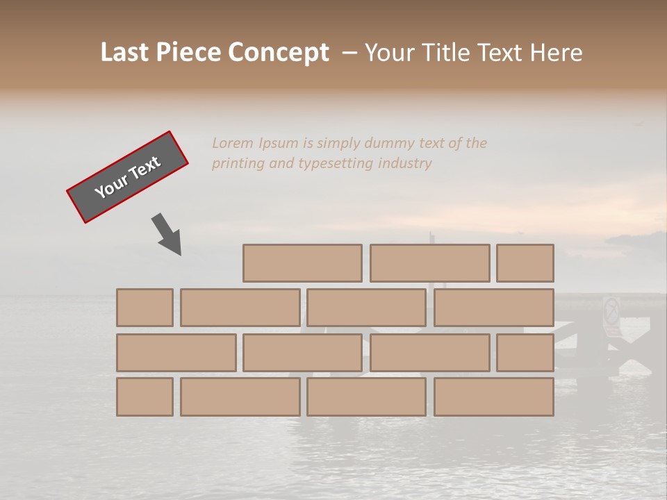 Evening Pier PowerPoint Template