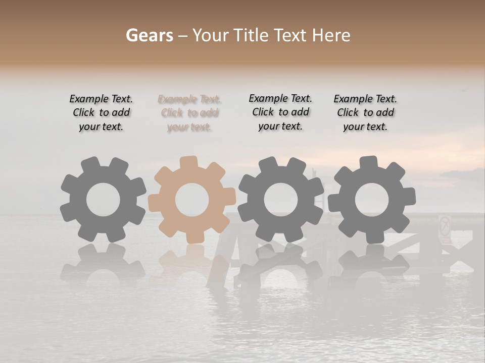 Evening Pier PowerPoint Template