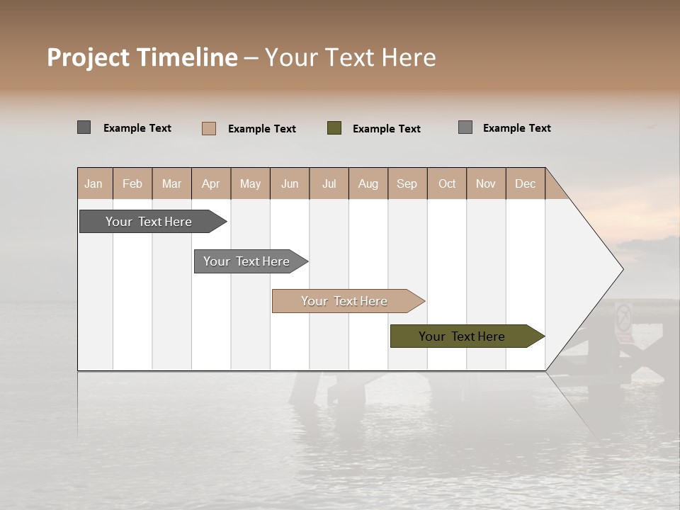 Evening Pier PowerPoint Template