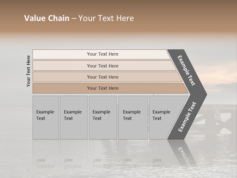 Evening Pier PowerPoint Template