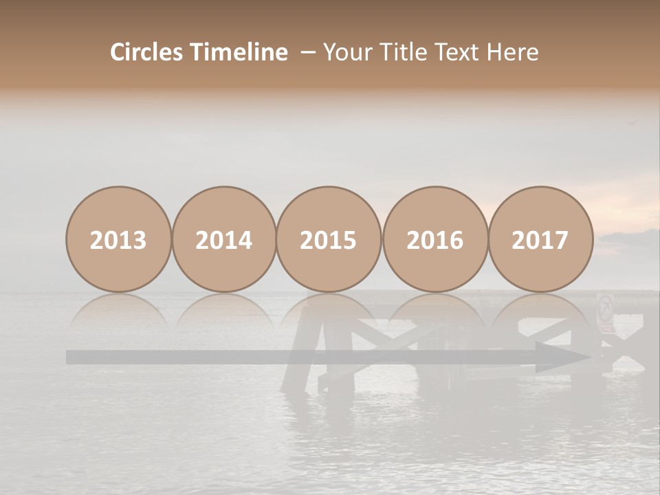 Evening Pier PowerPoint Template
