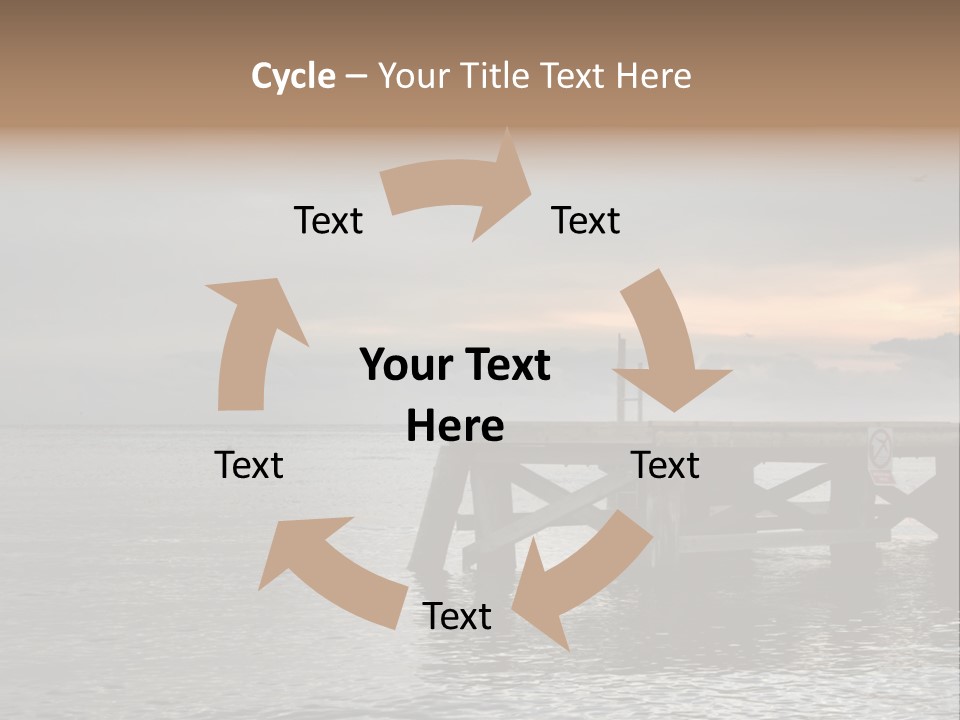 Evening Pier PowerPoint Template