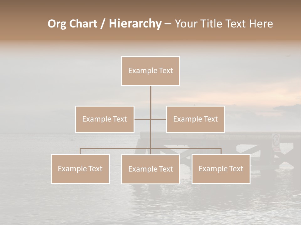 Evening Pier PowerPoint Template