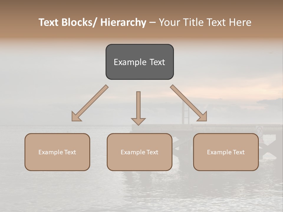 Evening Pier PowerPoint Template