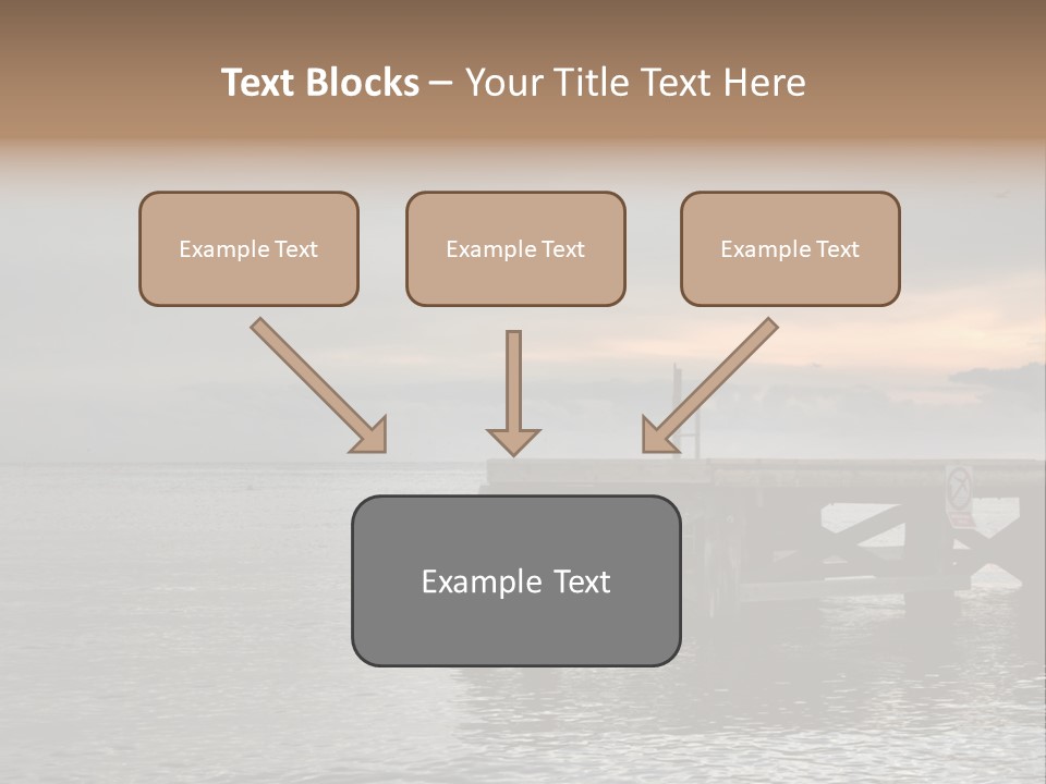 Evening Pier PowerPoint Template