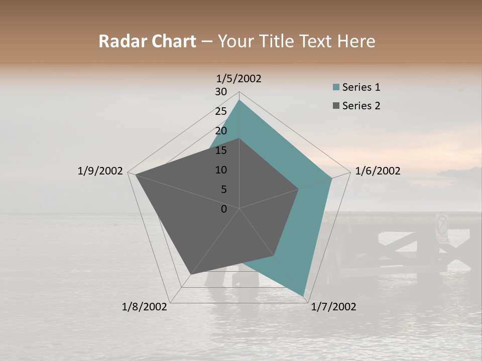 Evening Pier PowerPoint Template