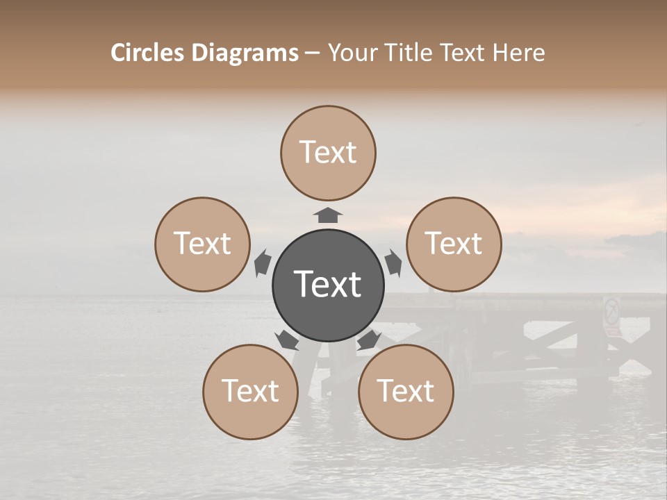Evening Pier PowerPoint Template