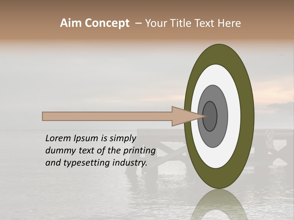 Evening Pier PowerPoint Template