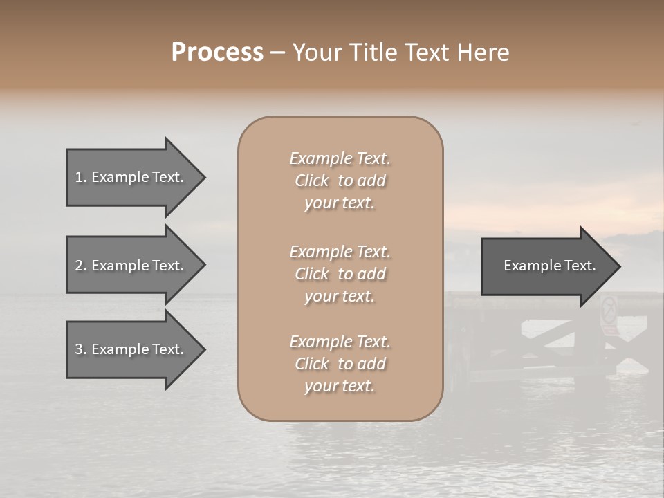 Evening Pier PowerPoint Template