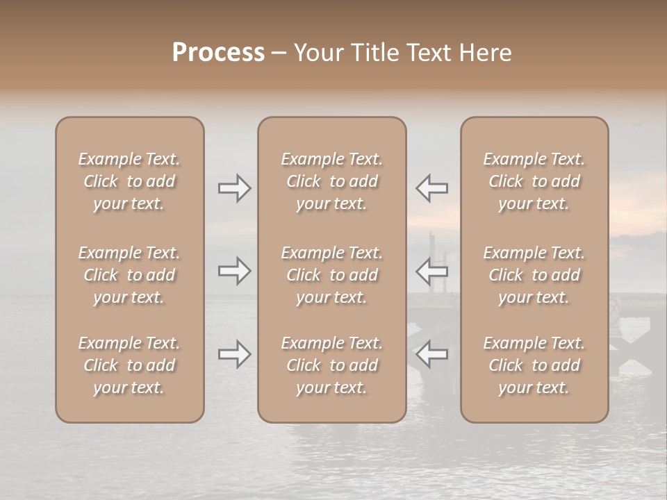 Evening Pier PowerPoint Template