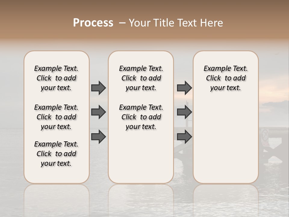 Evening Pier PowerPoint Template