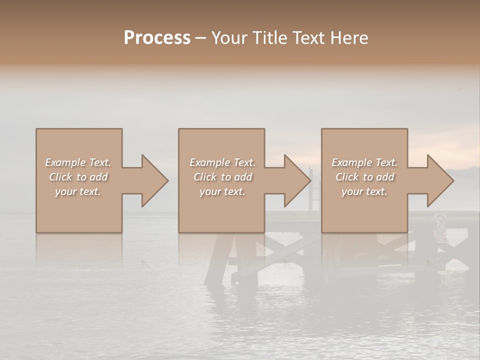 Evening Pier PowerPoint Template