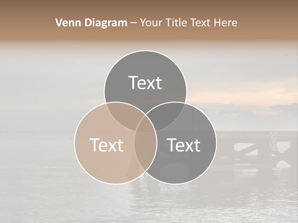 Evening Pier PowerPoint Template