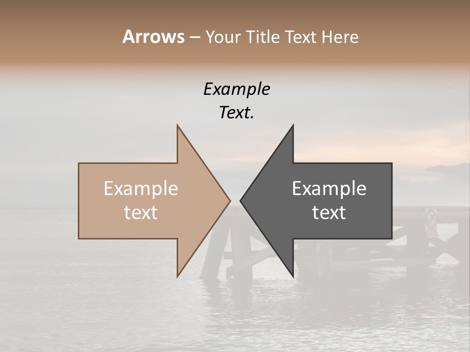 Evening Pier PowerPoint Template