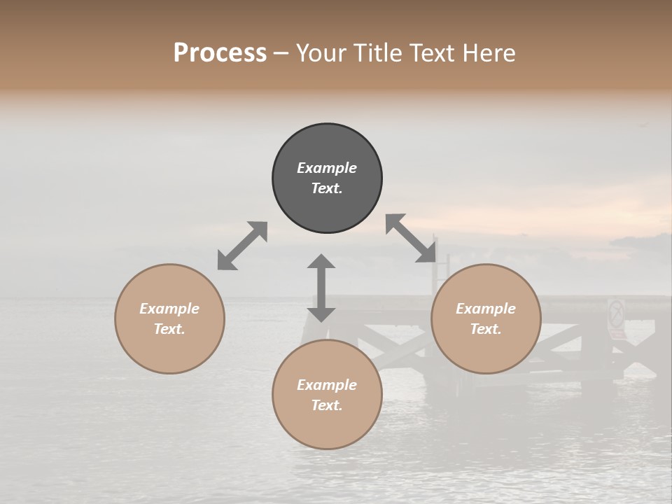 Evening Pier PowerPoint Template
