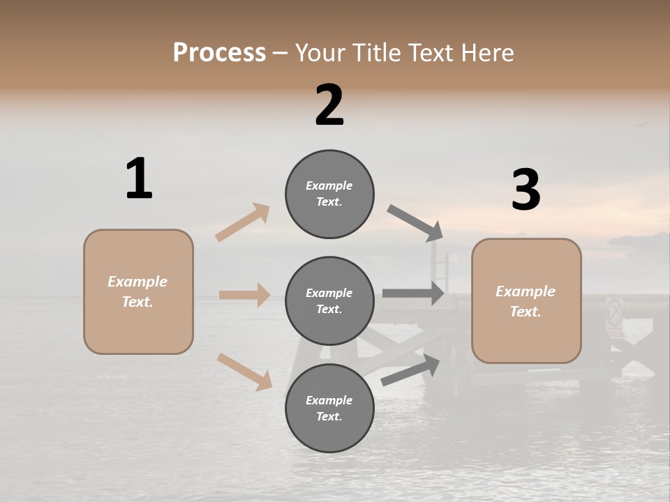 Evening Pier PowerPoint Template