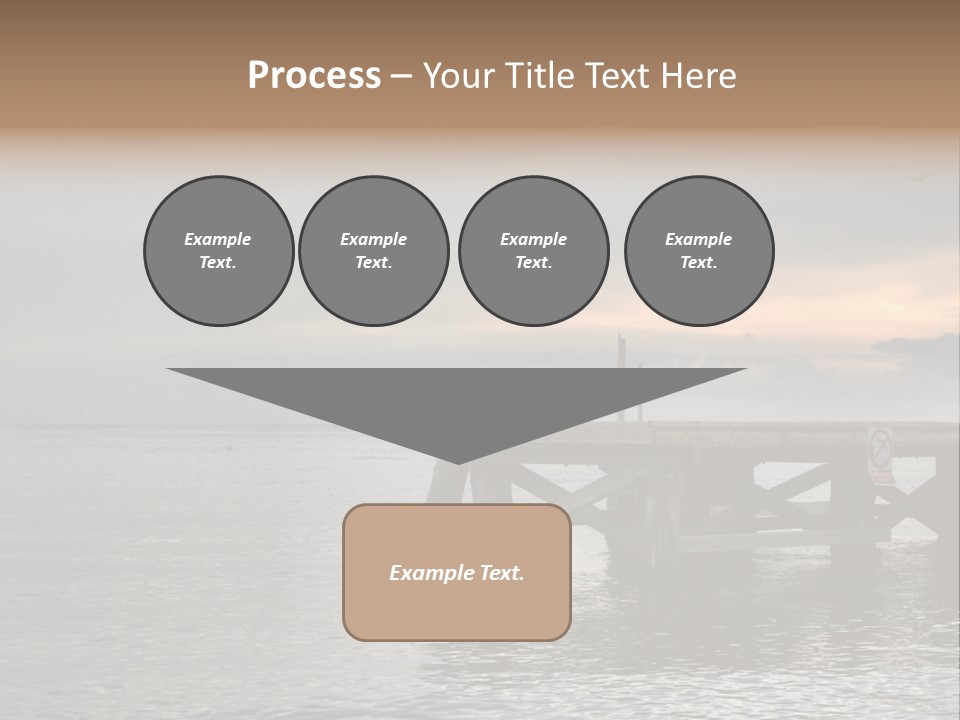 Evening Pier PowerPoint Template