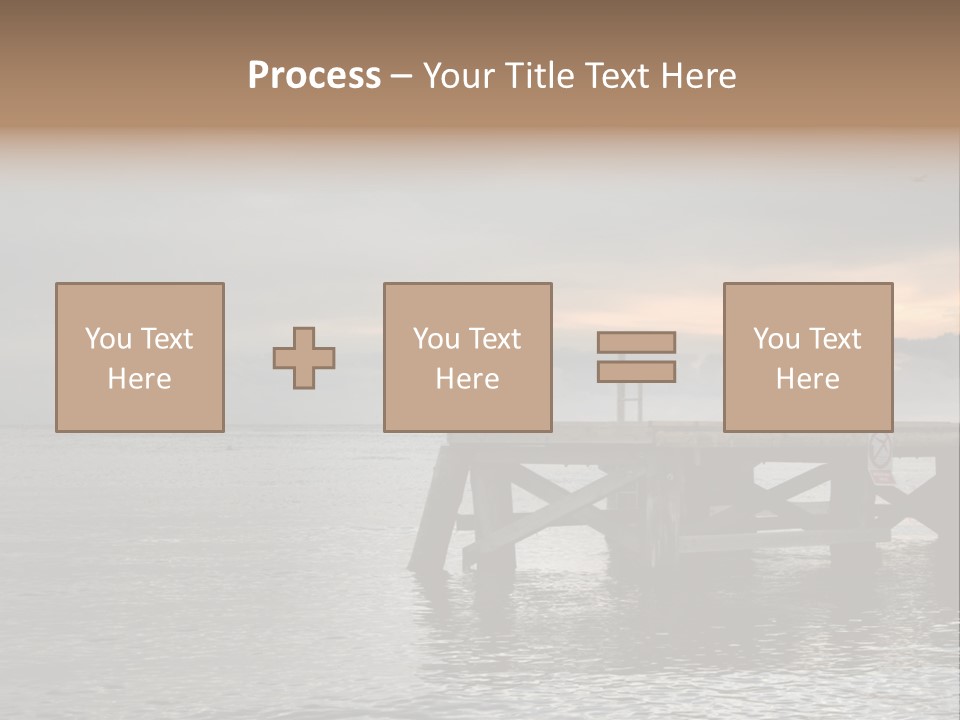 Evening Pier PowerPoint Template